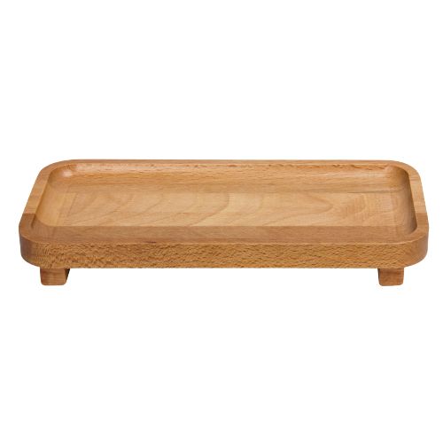 Plateau de courtoisie en bois 01