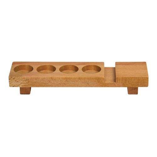 Plateau en bois standard pour produits d’accueil
