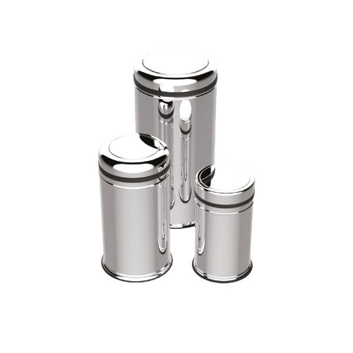 Poubelle à couvercle basculant inox