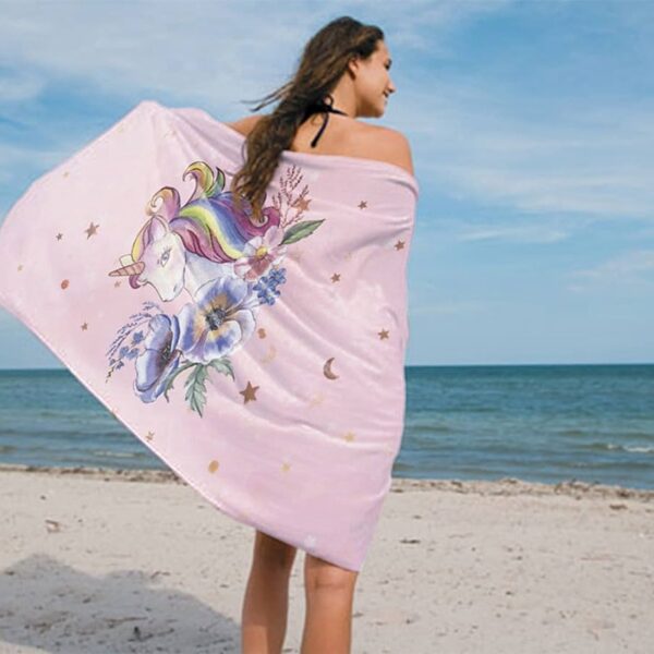 Serviette de plage 70x140 cm 500g - Type hôtelier