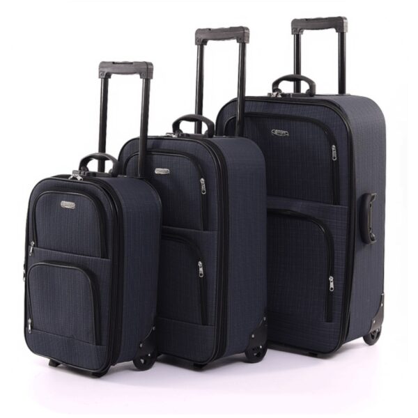Set de valises tissu V120 - 2 roues